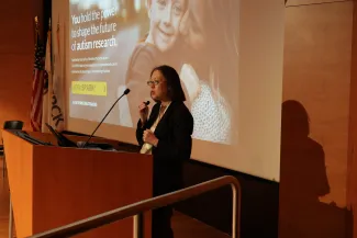 Dr. Wendy Chung speaking at the 2025 Pediatric Rare Disease Summit