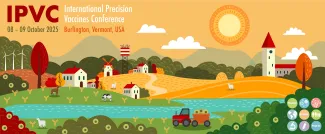 Farm scene drawing for IPVC International Precision Vaccines Conference Burlington, VT, USA 08-09 October 2025 